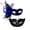 Blue-1, variant on Couple Masquerade Masks Men Women Venetian Mardi Gras Mask For Halloween Cosplay Costume Wedding Party