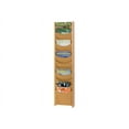 thumbnail image 1 of Safco - Literature holder - wall mountable - 12 compartments - for  - medium oak, 1 of 1