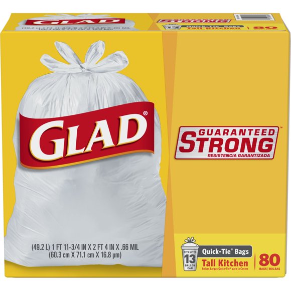 glad handle tie bags