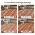 thumbnail image 7 of ODIKA 3'x5' Washable Throw Rug Stain Resistant, Low Profile, Non-Slip Kilim Southwestern Navy Stripe Motif Interlocking Banded Tone for Entryway, Kitchen, Mudroom, 7 of 7