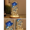 thumbnail image 2 of Regalos para mamá para el día de la madre, regalos de flores rosas para mujeres, regalos para el día de la madre, regalos para mamá de hija e hijo, rosa iluminada en una cúpula de cristal, 2 of 5
