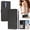 Black, variant on Tianyeda for OnePlus Nord N300 5G Case with 3 Cards Holder and Strap ,Crossbody Lanyard, Stand, Cute Lightweight Wallet Phone Case Violet