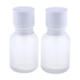 thumbnail image 1 of Botella de de bomba de vidrio esmerilado recargable vacía para esencia de emulsión de loción 50ml jinwen Botella de loción vacía, 1 of 8