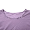 thumbnail image 4 of Yubnlvae 2025 Pointelle Knit Short Sleeve Top - Business Casual Summer Sweater (Breathable Open-Weave | Office-to-Weekend Wear) (Purple | S), 4 of 8