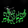 thumbnail image 3 of Glow-In-The-Dark Music Wall Sticker Set, Luminous Staff & Note Decals for teen Bedroom, Classroom, Studio, Quick-Charge Fluorescent Patch, Fun Night-Time Learning Decor, Gift for , 15X Wall Stickers, 3 of 5