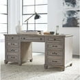 thumbnail image 6 of Magnussen Home Lancaster Dovetail Grey Executive Desk, 6 of 9