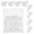 thumbnail image 2 of Push Type Retainer Clips 100pcs Durable Engine Cover Rivet Fasteners Auto Body Fixation Bumper Clamps for Various Vehicles, 2 of 3