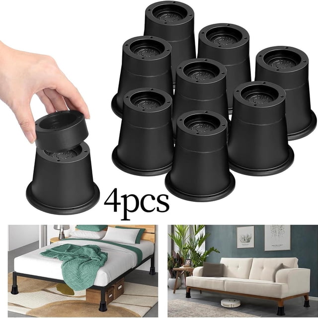 4 Pcs Tampons Anti-Vibration pour Machine à Laver, Patins pour Tables et Appareils