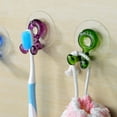 thumbnail image 6 of Toothbrush Holder, Ongmies Rack Fashion Suction Stand Toothbrush Holder Home Wall Mount Bathroom Bathroom Products, Purple, 6 of 9