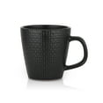 thumbnail image 2 of Stone Lain Olivia Stoneware Mug Replacement Set, Black with Embossed Basket Weave, 2 of 5