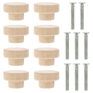 DRAFIDEEP Round Pull Knobs Cabinet Furniture Knobs Replacement for Broken Knobs 8Pcs 1.5X1.5In