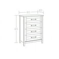 thumbnail image 3 of Better Homes & Gardens Modern Farmhouse 4-Drawer Dresser, Rustic White Finish, 3 of 8