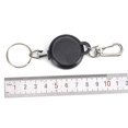 thumbnail image 3 of Retractable Key Chain Reel Steel Cord Recoil Belt Ring Badge Pass Id Card Holder, 3 of 4