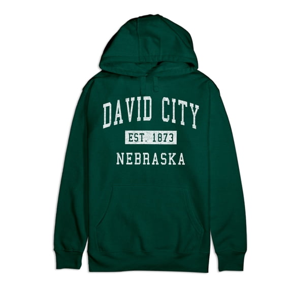 David City Nebraska Classic Established Premium Cotton Hoodie