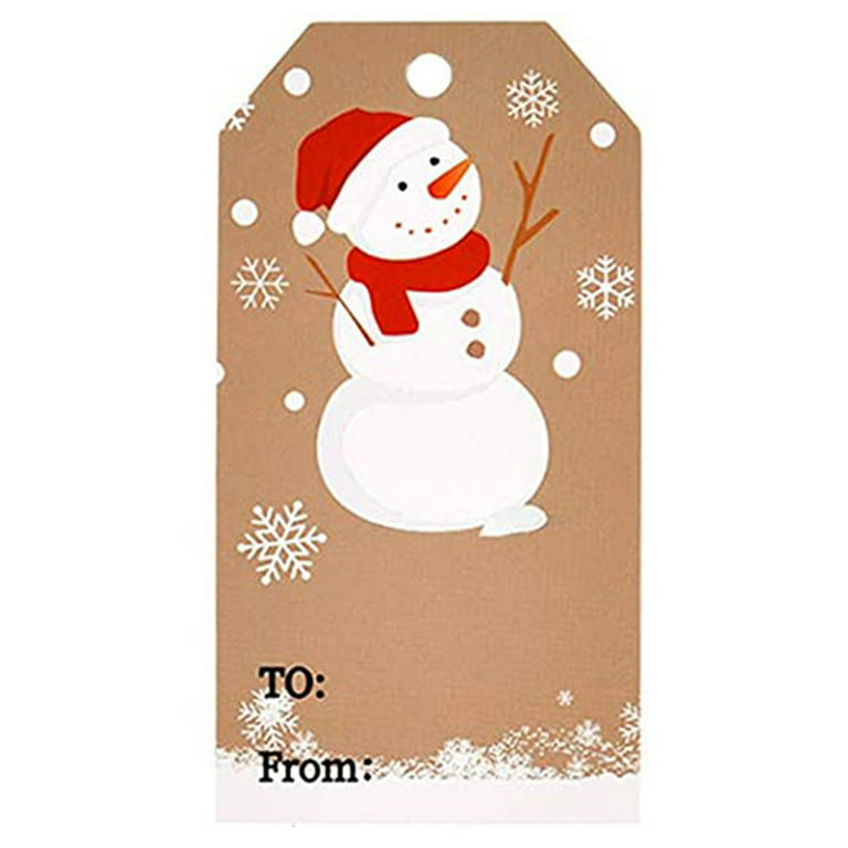  150 PCS Christmas Gift Tags with String : Health & Household