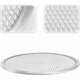 thumbnail image 2 of Parrilla para pizza redonda de aluminio - Bandeja para hornear pizza 33 cm Plata, 2 of 5