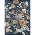 thumbnail image 5 of Hauteloom Ponto Living Room, Bedroom Patio Outdoor Area Rug - Farmhouse - Smoke - 6'7" x 9', 5 of 5