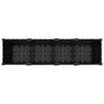 thumbnail image 5 of vidaXL 63" x 15.7" x 15" Black Polypropylene Planter Boxes, 5 of 7