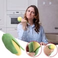 thumbnail image 1 of Juguete para aliviar el estrés del maíz Squishy | Fidget de poliuretano suave | Fruta de simulación de descompresión de crecimiento lento | Alivio del estrés y relajación | 12cm | 1 pieza, 1 of 9