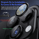 thumbnail image 4 of Mica Aros Cámara Negro Para iPhone 15Pro/15ProMax, Protector de Lente Mica (Aros) compatible con iPhone 15Pro/15ProMax - Vidrio Templado y Borde Negro., 4 of 6