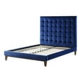 Chic Home Handel Bed Frame with Headboard Velvet Upholstered
