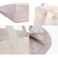 thumbnail image 3 of Sacs de Courses Réutilisables en Coton, Sacs en Toile Vierges pour Bricolage, Courses, Dessin, 3 of 4