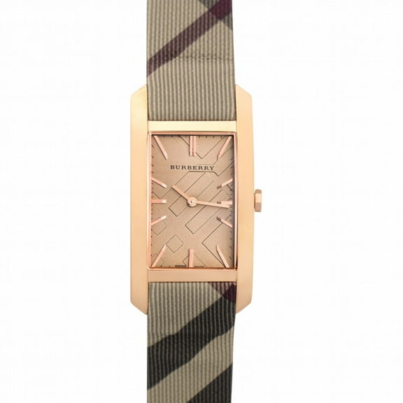Burberry Quartz Brown Dial Stainless Steel Ladies Watch BU9408
