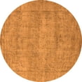 thumbnail image 1 of Ahgly Company Indoor Round Oriental Orange Industrial Area Rugs, 7' Round, 1 of 4