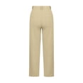 thumbnail image 3 of Capri Pants for Women High Waisted Pull On Elastic Waist Dressy Casual Stretchy Capris Trousers Pants Pockets, Limited Time Clearance, 3 of 5