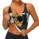 thumbnail image 3 of Fotbe Pineapple With Black Glasses Sujetador Deportivo Largo sin Aros para Mujer con Almohadillas y Soporte Medio, Transpirable y Absorbente, Camiseta Tipo Chaleco o Tank Top-Large, 3 of 8