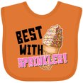 thumbnail image 3 of Inktastic Best with Sprinkles Ice Cream Twist Cone Boys or Girls Baby Bib, 3 of 4