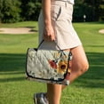 thumbnail image 4 of Whosucclay Floral Print Seat Covers for Golf Carts, 4 Convenient Pockets for EZGO Club Car 2-Seater Golf Cart, 51.18 inch x 30.3 inch, 4 of 9