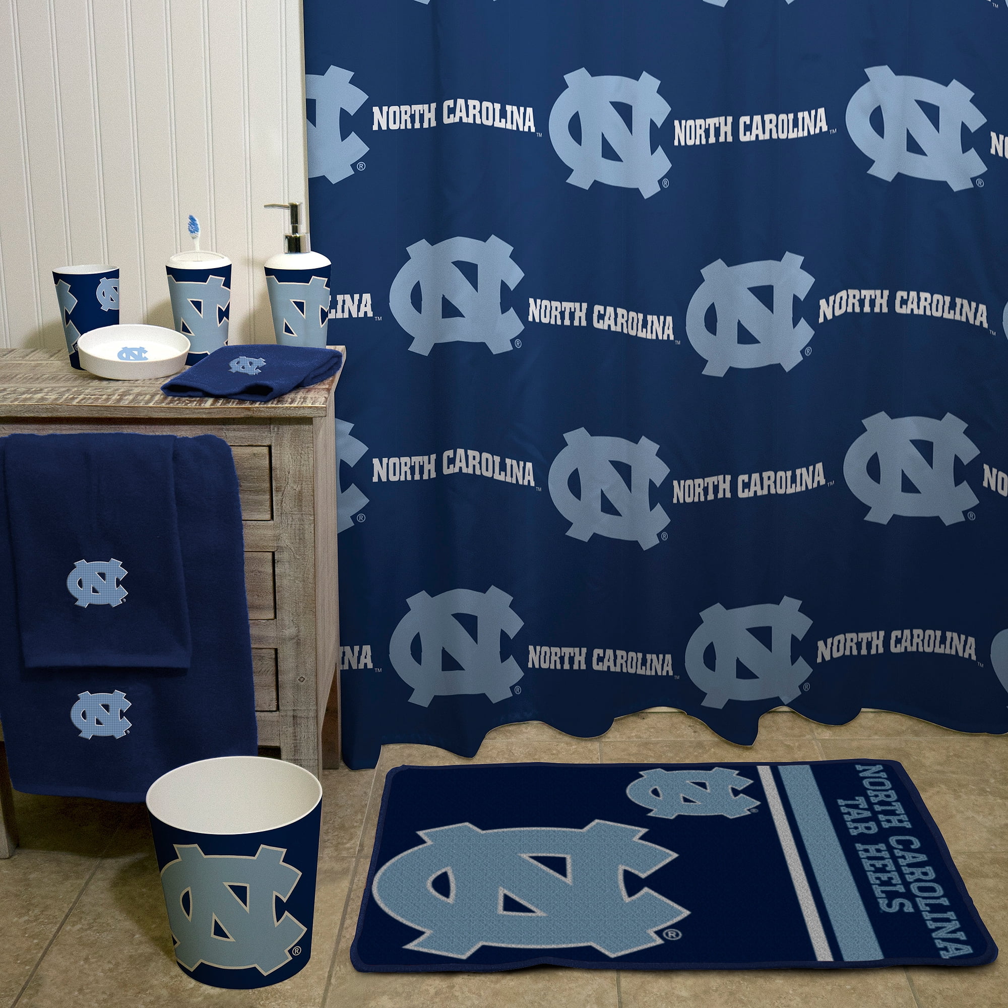 The Northwest Company Ncaa University Of North Carolina Shower Hooks 12 Piece Walmart Com Walmart Com