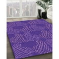 thumbnail image 2 of Ahgly Company Indoor Rectangle Patterned Purple Amethyst Purple Area Rugs, 6' x 9', 2 of 6