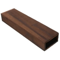 OUNONA Coffee Wood Wall Planter for Indoor Plants and Flower Buds Easy to Install Storage Use 12.5 x 5.5 x 3.5 inches