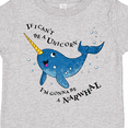 thumbnail image 4 of Inktastic If I Can't Be a Unicorn, I'm Gonna Be a Narwhal Boys or Girls Toddler T-Shirt, 4 of 5