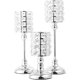 thumbnail image 5 of European silver home candle holder, metal handicraft decoration, electroplated crystal candle holder decoration (1123cm), 5 of 5