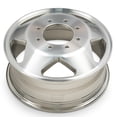 thumbnail image 3 of For 1999-2004 Ford F350 Rear 16 Inch Machined Silver Rim - OE Direct Replacement - Road Ready Car Wheel, 3 of 5
