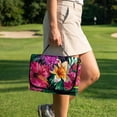 thumbnail image 2 of SEANATIVE Golf Cart Seat Covers for 2-Person Seats, Suitable for EZGO, Yamaha, Club Car and More, Scratch-resistant All Weather Golf Cart Accessory, Tropical Hibiscus Flower Leaf Hawaii Style, 2 of 7