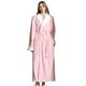 thumbnail image 1 of Gibobby Batas de mujeres para parejas para mujer, albornoz de felpa largo y sencillo con bolsillos, albornoz grueso de lana Coral de talla grande(Rosa,M), 1 of 3