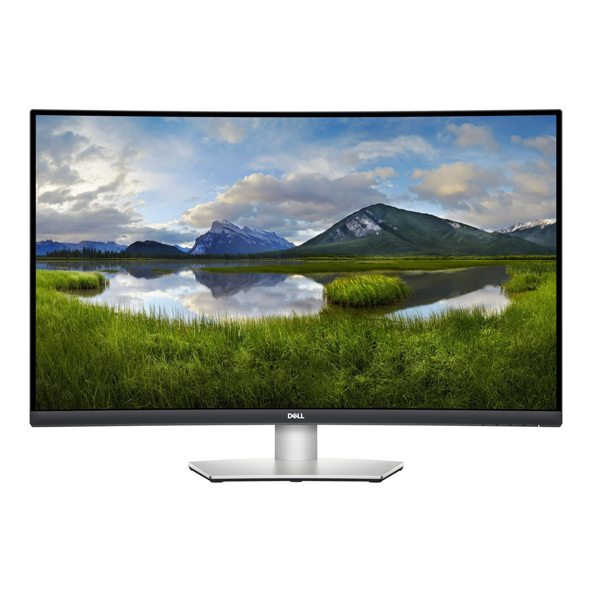 Dell 32 曲面 4K UHD モニター - S3221QS Dell S3221QS 32 Inch Curved 4K UHD, VA Ultra-Thin Bezel Monitor