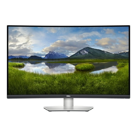 Dell S3221QS - LED monitor - curved - 32  (31.5  viewable) - 3840 x 2160 4K @ 60 Hz - VA - 300 cd/m?????? - 3000:1 - 4 ms - 2xHDMI  DisplayPort - speakers