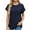 Navy-08, variant on Mittory Summer Spring Shirts for Women Tops Short Sleeve Plus Size Workout Tshirts Fashion Casual Tee Clothes Trendy