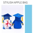 thumbnail image 3 of Temporada De Graduación Azul Con Gafas, Muñeca Sin Rostro, Adornos De Regalo De Graduación Suaves Y Cómodos Cateissary FN007786-02, 3 of 6