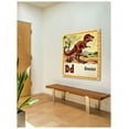 thumbnail image 6 of Marmont Hill "Dinosaur Letter" by Curtis Painting Print on Canvas, 6 of 7