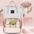 thumbnail image 2 of Mochila Pañaleras Para Bebe De Impermeable Bebe Viaje Rosa, 2 of 3