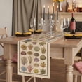 thumbnail image 6 of Ocean Plants Cotton Linen Table Runner for Dining Kitchen, Colorful Coastal Marine Coral Vintage Beige Wedding Outdoor Party Tablerunners, Dresser Scarf Coffee Tablecloth Runners 13x70 Inches, 6 of 8