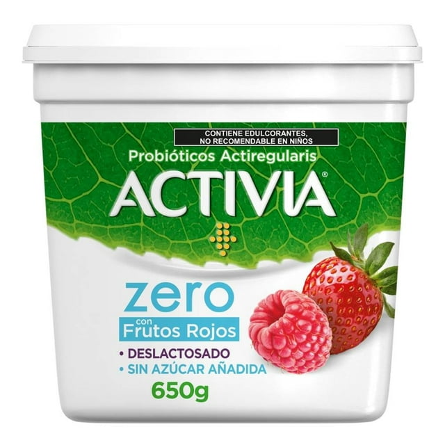Alimento lácteo fermentado Activia Zero frutos rojos deslactosado 650 g