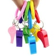 thumbnail image 5 of Whistle Bracelet Set, Whistles with Stretchable Coil Wrist Keychain Ring for Coaches, Referees, and More, 30 Pcs, 5 of 6