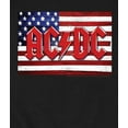 thumbnail image 3 of AC/DC - American Flag Logo - Men's Crew Fleece Sweatshirt, 3 of 5